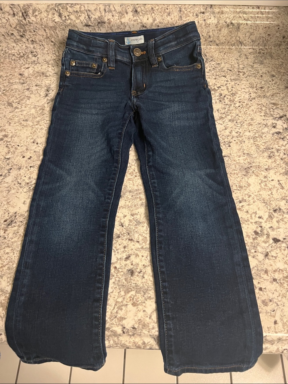 Crewcuts Dark Blue Straight-Leg Kids Jeans